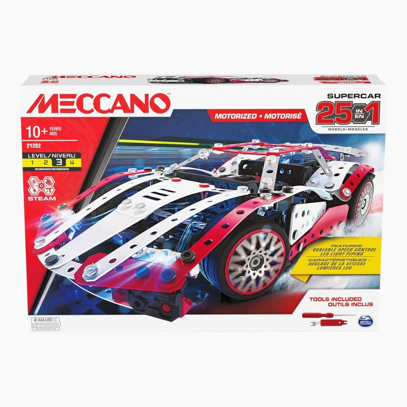 Coffret supercar Meccano, meccano junior 5 ans, lego meccano