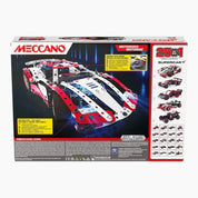 Coffret Supercar Meccano – 25 modèles motorisés à construire, moteur 6V + LED, 347 pièces, dès 10 ans