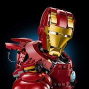 LEGO Iron Man MK4 – Buste collector à construire et à exposer, lego iron man hulkbuster