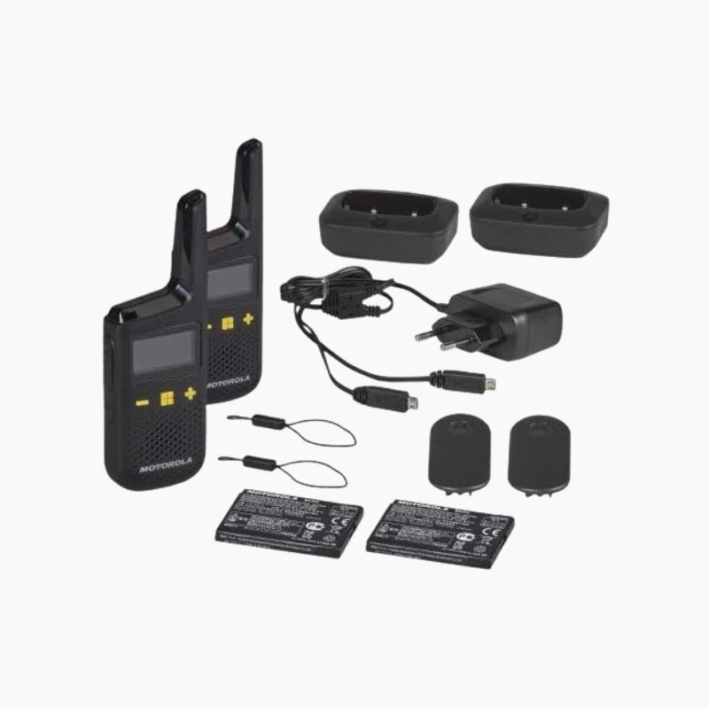 Talkie-Walkie Motorola XT185 – Portée 8 km, 16 canaux, longue autonomie