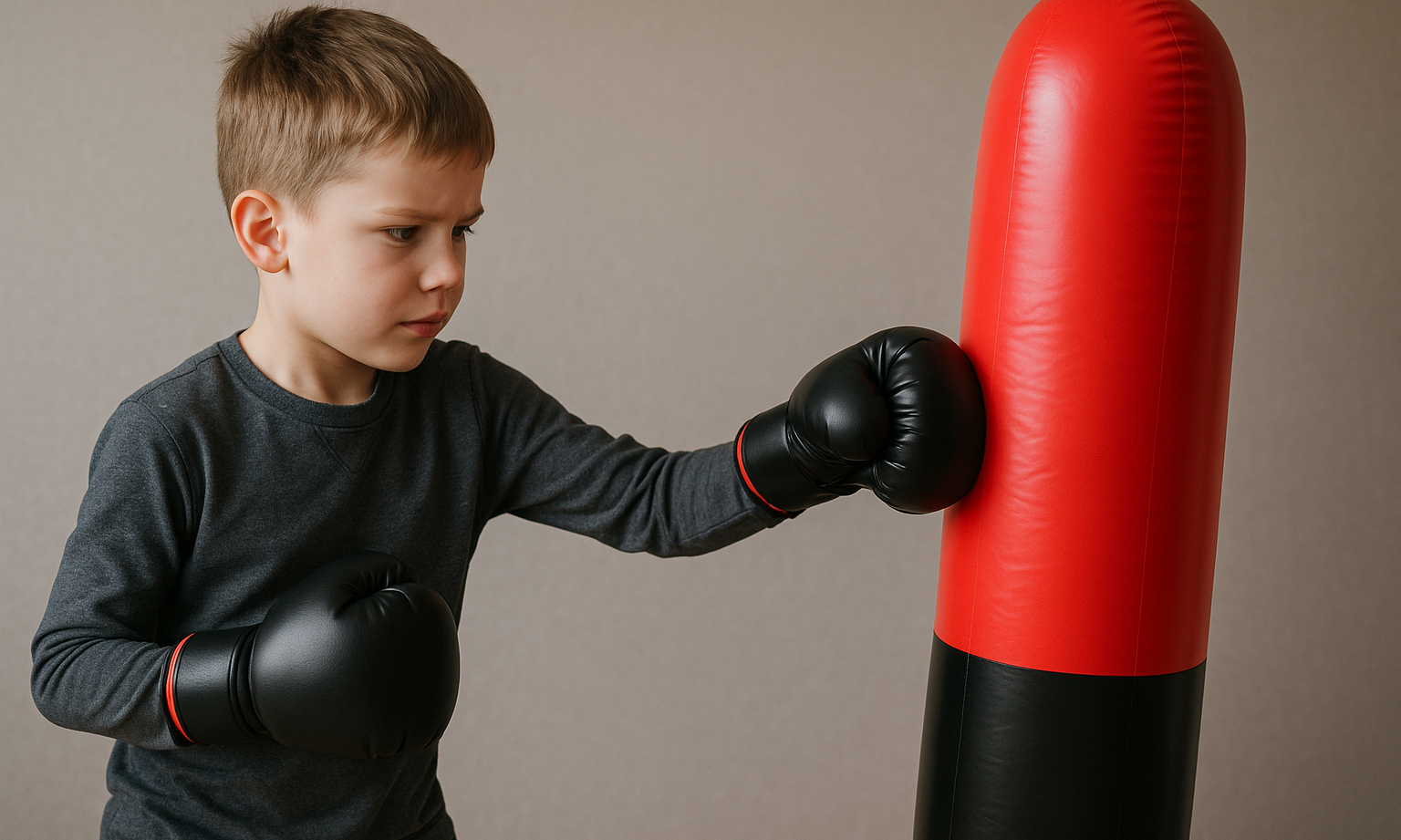 Idée cadeau de Noël : le punching ball gonflable pour enfant