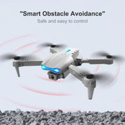 Drone télécommandé 'Blue Stealth' – Double caméra HD | Drone pliable 1800mAh
