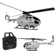 Hélicoptère RC 'C186 Pro' – Modèle 2.4G avec Gyroscope 6 Axes, Télécommande 4 Canaux