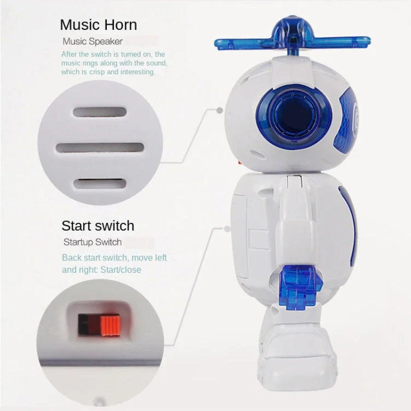 robot jouet gecko spin master, dj le robot danseur jouet club