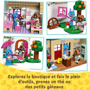 LEGO Animal Crossing Boutique Nook et Maison de Rosie – Set 77050 avec 2 bâtiments et figurines emblématiques