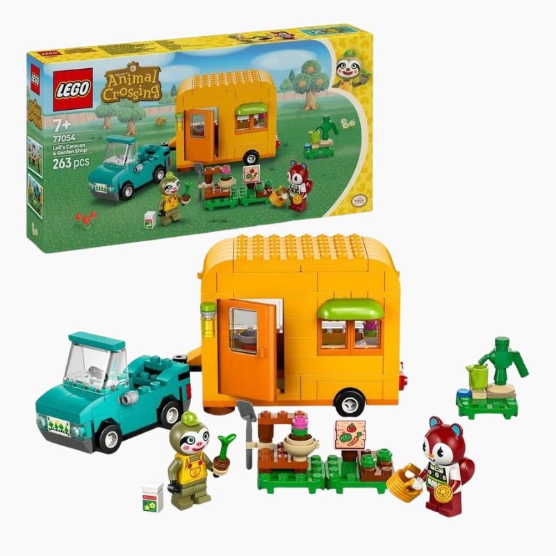 LEGO Animal Crossing Caravane et Stand de Jardinage de Racine
