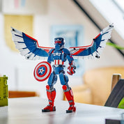 LEGO Captain America – Figurine articulée à construire, bouclier captain america lego, lego super heroes captain america​