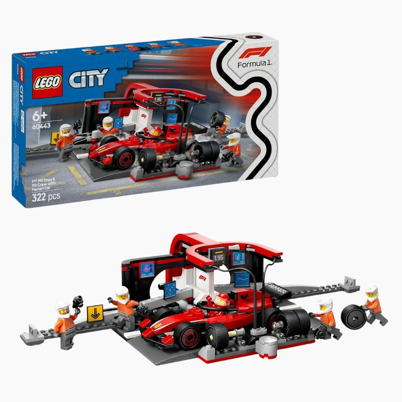 LEGO City Arrêt au Stand de F1 avec Voiture Ferrari
