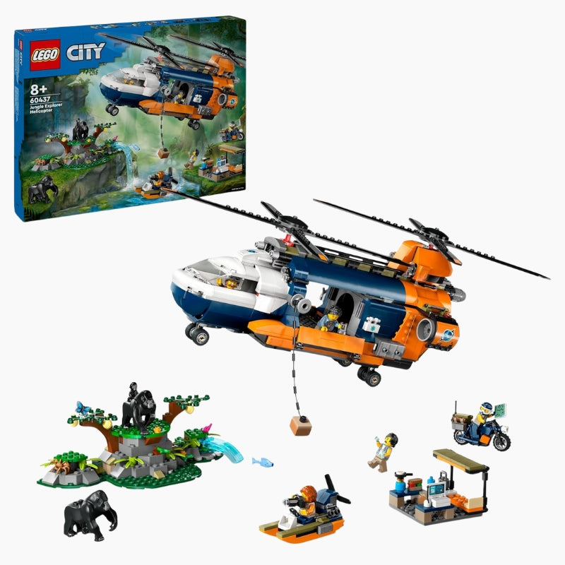 LEGO City L’Hélicoptère de l’Explorateur de la Jungle