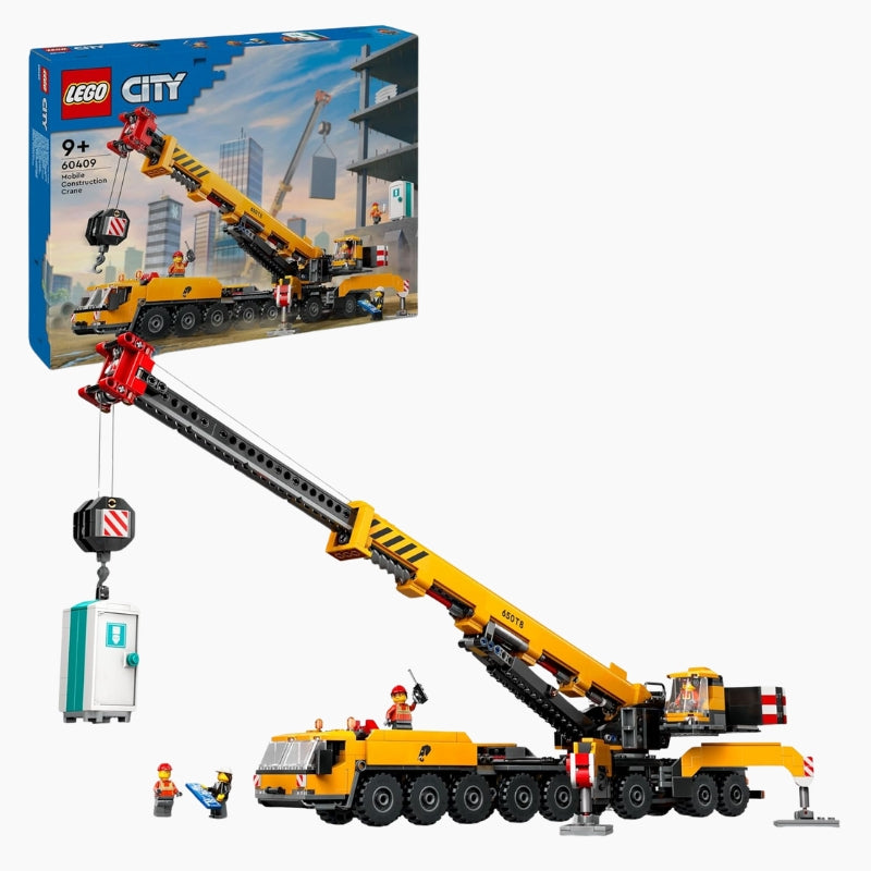 LEGO City La Grue de Chantier Mobile Jaune
