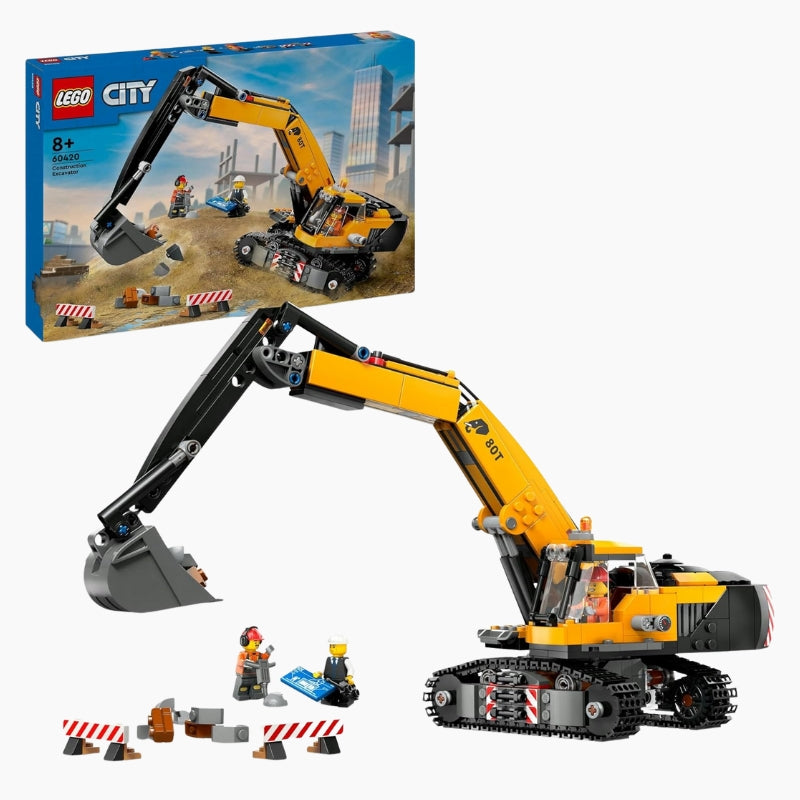 LEGO City La Pelleteuse de Chantier Jaune