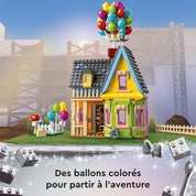 LEGO Disney et Pixar La Maison de Là-Haut – Set de construction avec ballons, Carl, Russell et Doug