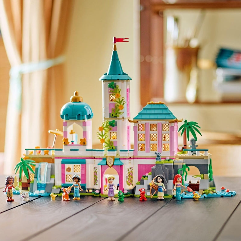 LEGO Disney Le Château de la Princesse Ariel – Maison de poupées avec 5 mini-poupées et 5 animaux