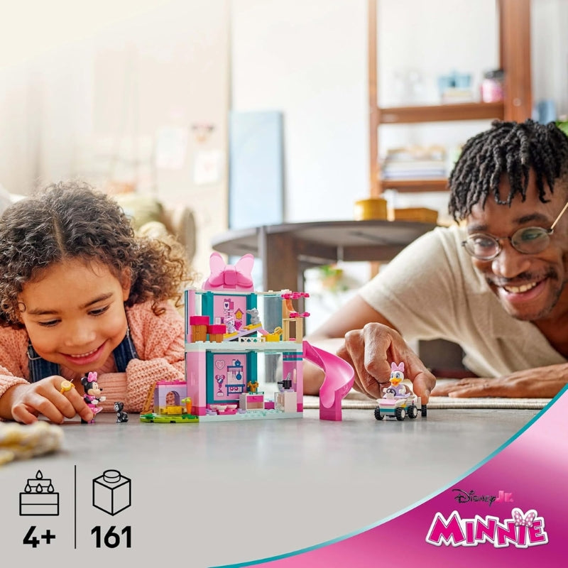 LEGO Disney L'Hôtel pour Animaux de Minnie – Set de construction dès 4 Ans avec Minnie et Daisy