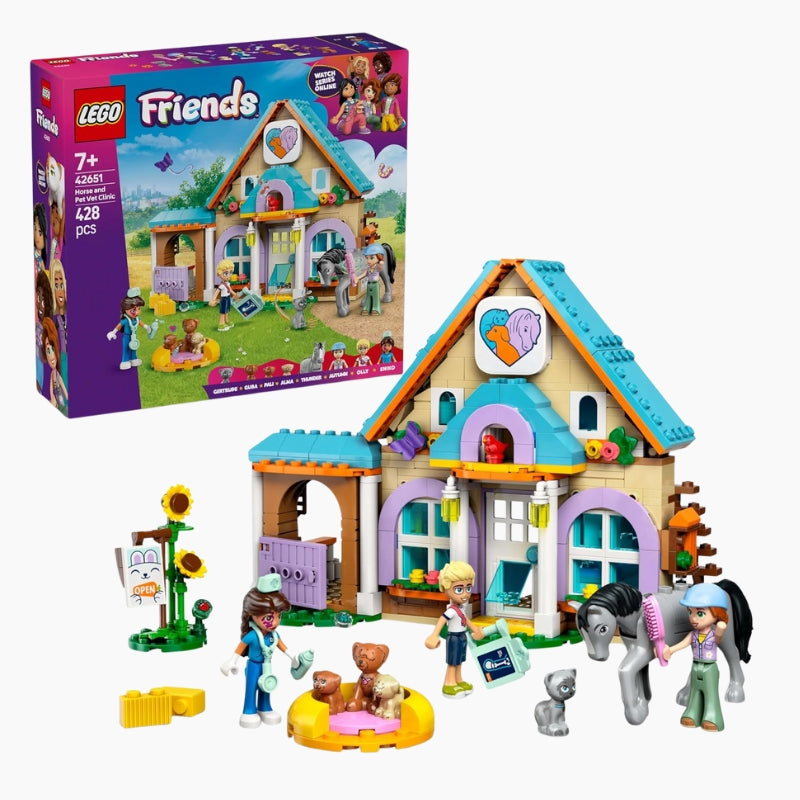 LEGO Friends La Clinique vétérinaire pour Chevaux et Animaux de Compagnie