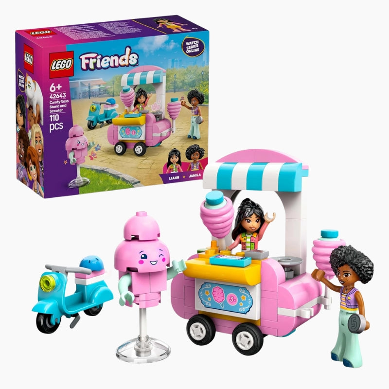 LEGO Friends Stand de Barbes à Papa et Scooter