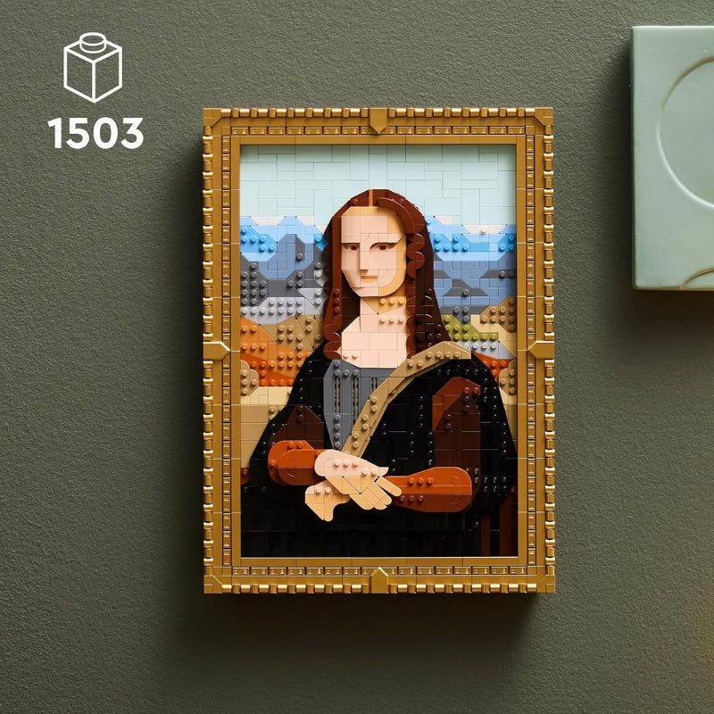 LEGO Art La Joconde – Tableau mural Léonard de Vinci 31213