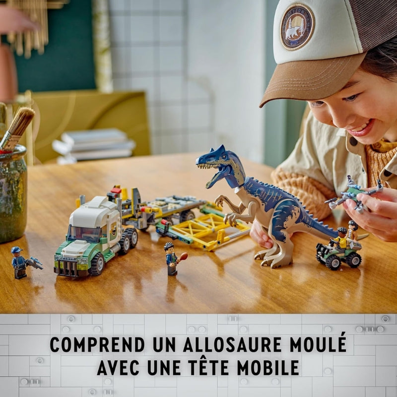 LEGO Jurassic World Camion de Transport de l’Allosaure