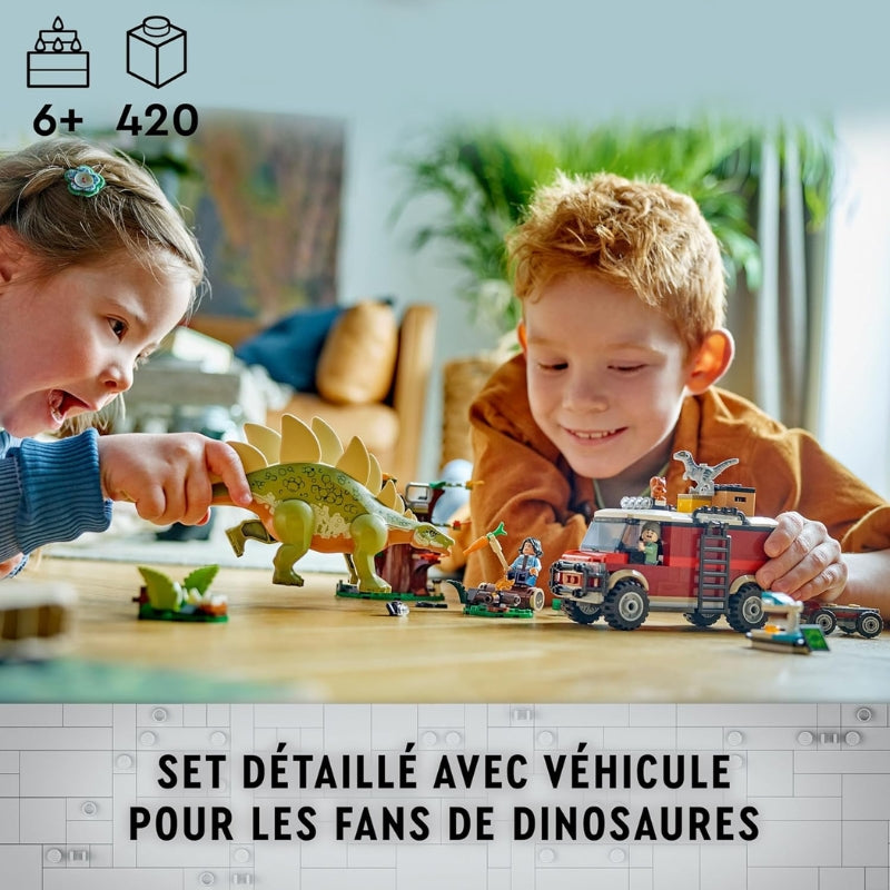 LEGO Jurassic World Découverte du Stégosaure – Set de Construction Dinosaure dès 6 Ans (76965)