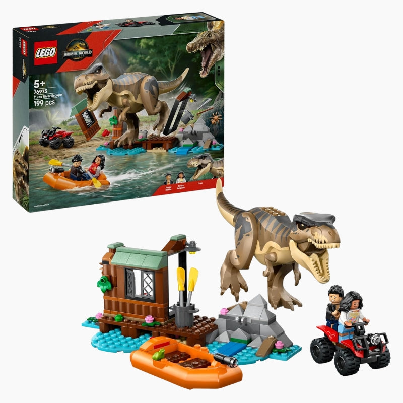 LEGO Jurassic World Le T. Rex et l’Évasion sur la Rivière