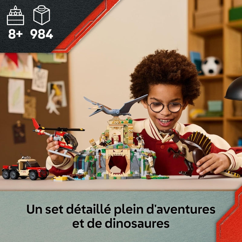LEGO Jurassic World Mission Aérienne – Spinosaurus et Quetzalcoatlus