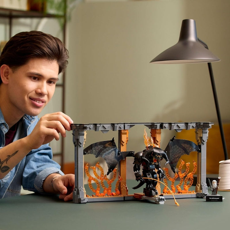 LEGO Le Seigneur des Anneaux Book Nook du Balrog – Set Collector pour Adultes