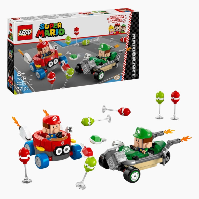 LEGO Mario Kart Mario contre Luigi