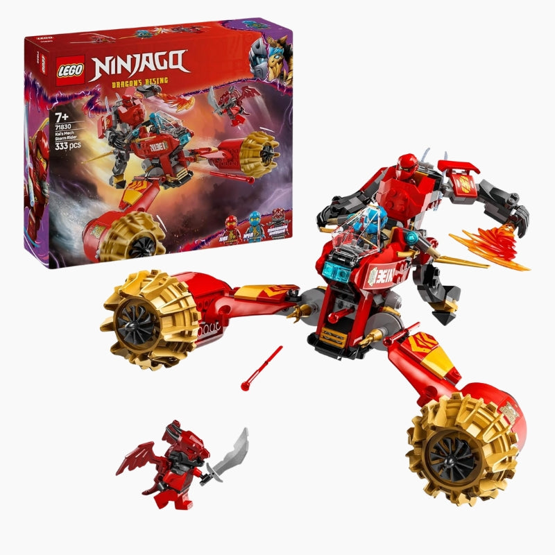 LEGO Ninjago La Moto tempête du Robot de Kai