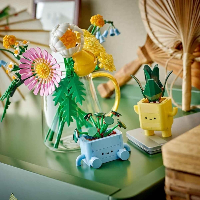 LEGO Petit Bouquet Ensoleillé – Set de fleurs artificielles à construire pour adultes et enfants dès 9 ans