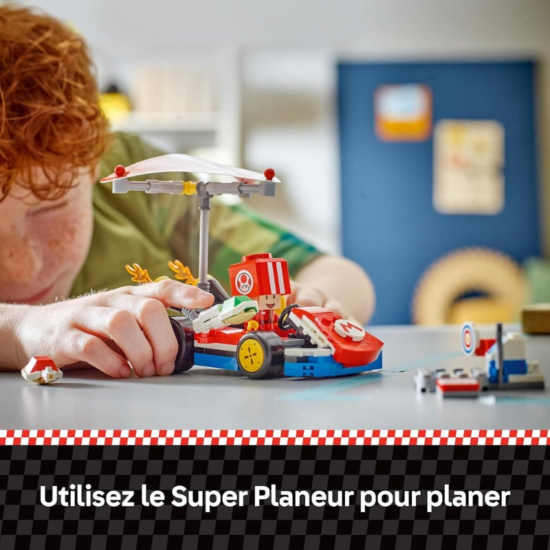 LEGO Super Mario Kart Standard – Figurine de Toad et Voiture à Construire