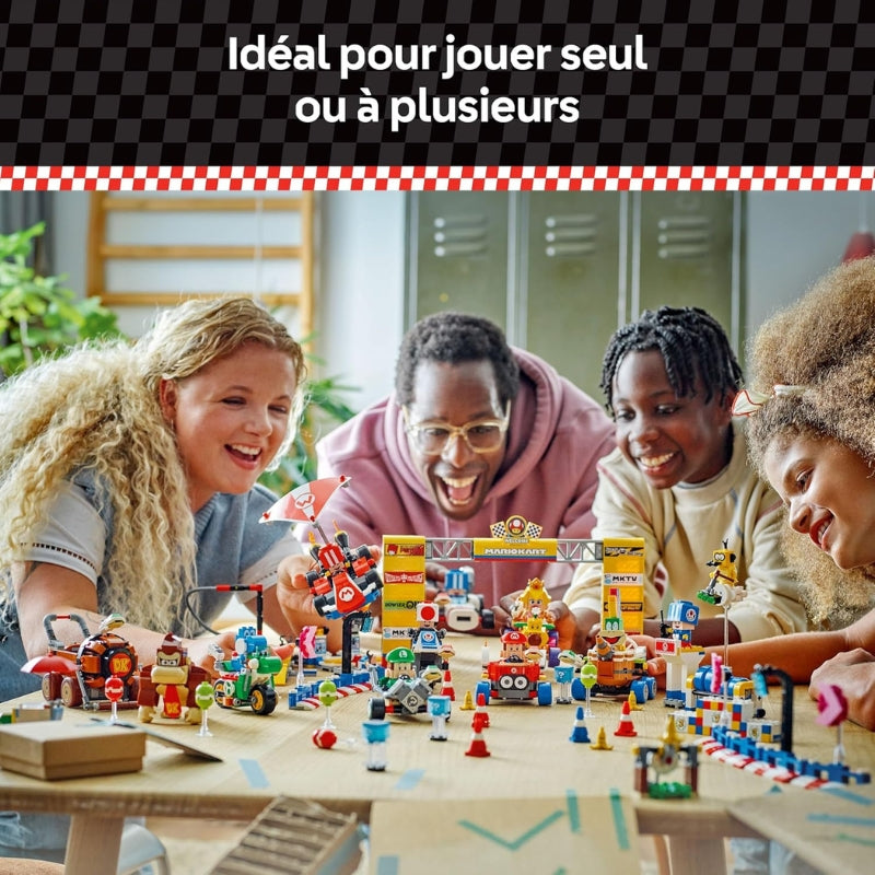 LEGO Super Mario Kart Yoshimoto – Moto à construire avec Yoshi pour enfants dès 7 ans