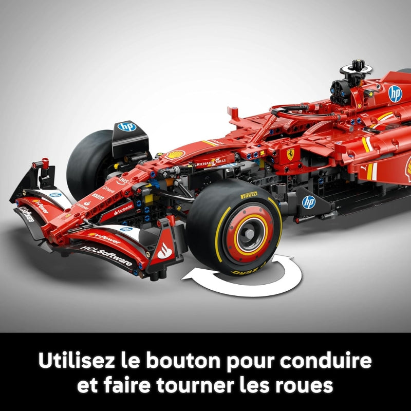 LEGO Technic F1 Ferrari SF-24 – Maquette Formule 1 à construire pour adultes, échelle 1:8