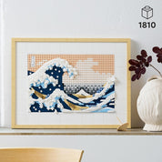 LEGO ART Hokusai – La Grande Vague – Tableau Mural en Briques 31208, lego vague de kanagawa amazon