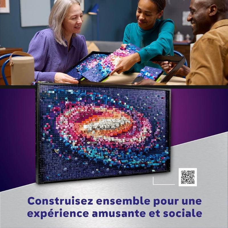LEGO ART La Voie Lactée – Tableau spatial mural en briques LEGO (31212)
