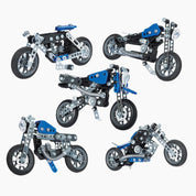 Moto 5 modèles Meccano – Coffret de construction 174 pièces, dès 8 ans