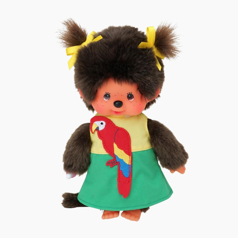 Peluche Kiki 'Perroquet Girl' – Monchhichi Fille Originale 220496