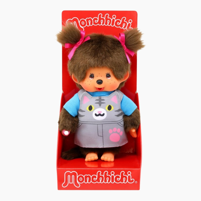 Peluche Kiki 'Robe Chaton Gris'