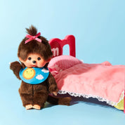 Peluche Kiki 'Soleil et Nuages' – Monchhichi Fille Originale 20 cm – Modèle 233748