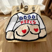 Tapis tufté 58x70cm édition 'Good Feels'